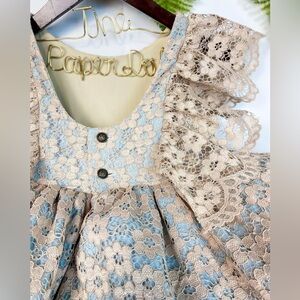 The Paper Doll Clothing - French Collection - Elegant Lace Romper 2t